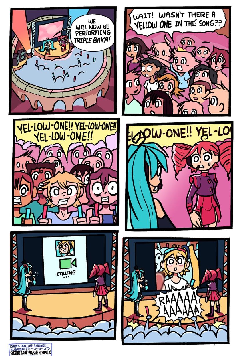 hatsune miku, kasane teto, and akita neru (vocaloid and 2 more) drawn by shenanigansen