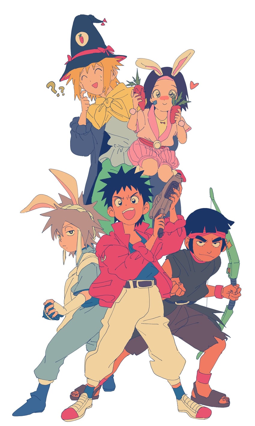 hatake kakashi, uchiha obito, namikaze minato, might guy, and nohara rin (naruto and 1 more) drawn by woojoo_(woojoobox)