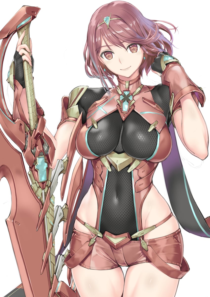 pyra (xenoblade chronicles and 1 more) drawn by lh_2c0