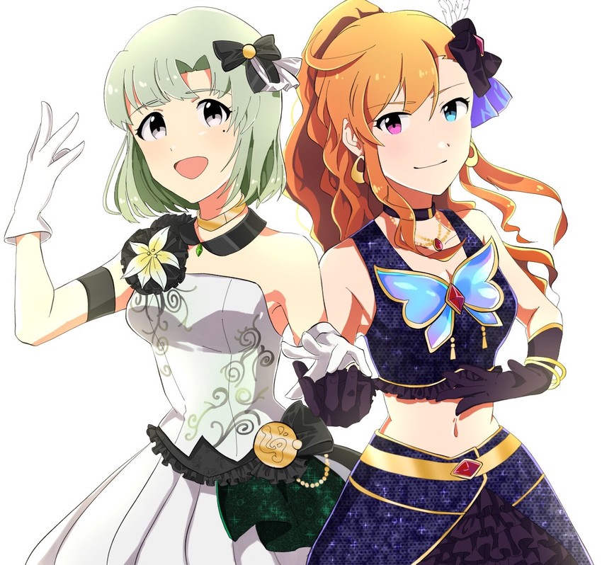 shiika and leon (idolmaster and 5 more) drawn by yoshino_(jakusansei)