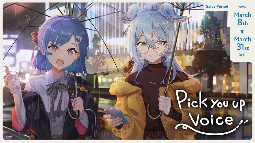 elira pendora and nishizono chigusa (nijisanji and 1 more) drawn by agas0924