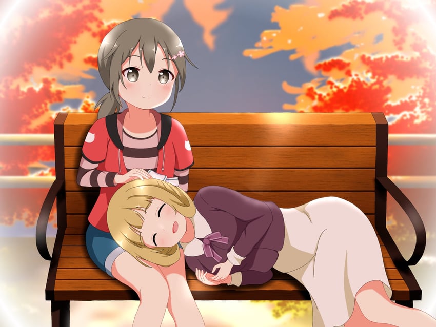 minowa gin and nogi sonoko (yuusha de aru and 1 more) drawn by namakemono_(lazysloth2022)
