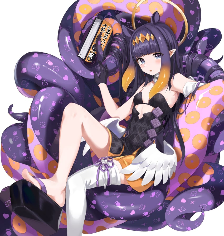 ninomae ina'nis and ao-chan (hololive and 1 more) drawn by narizu_ishi