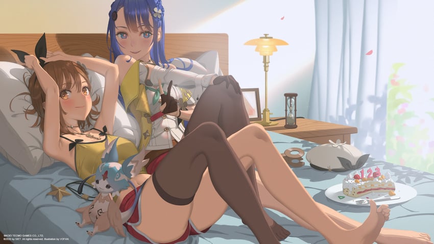 reisalin stout, fi, and ai-chan (atelier and 3 more) drawn by vofan