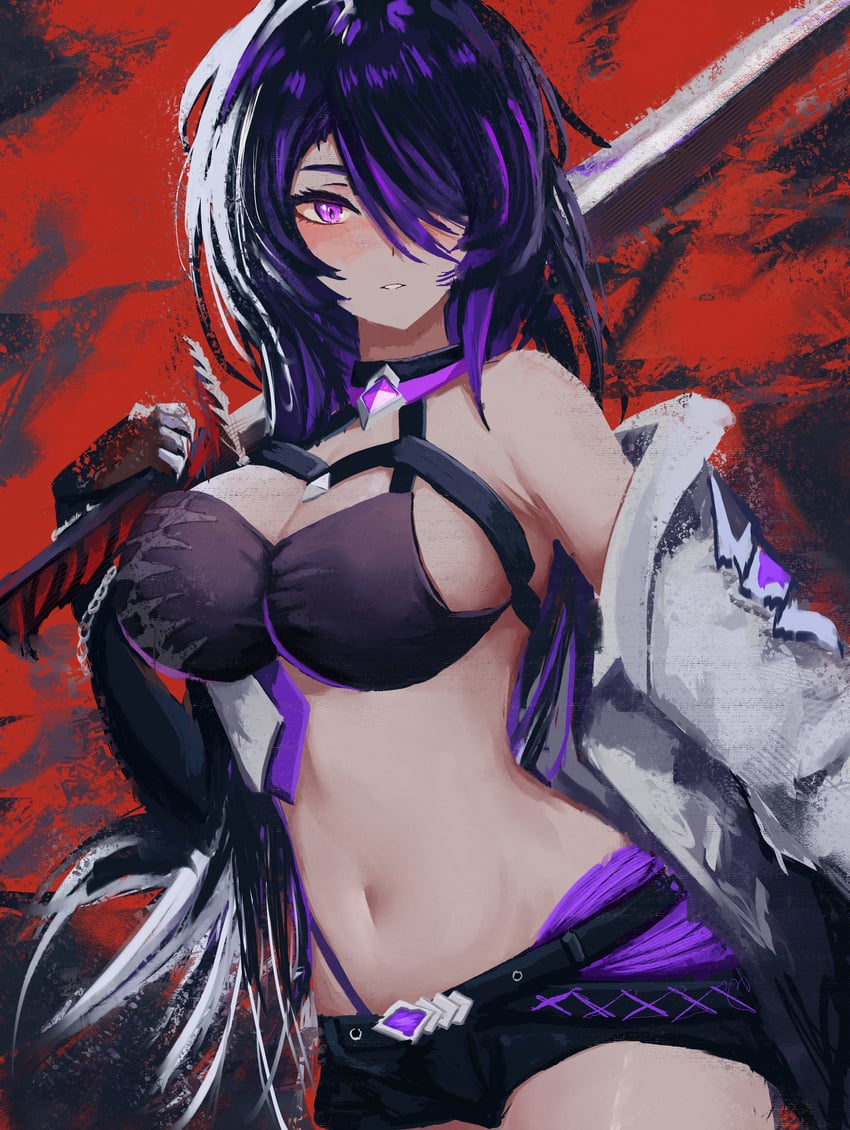 acheron (honkai and 1 more) drawn by yan_kodiac