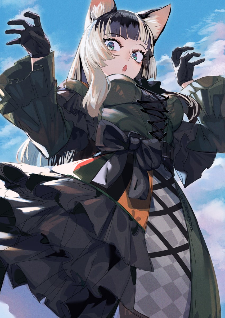 juufuutei raden (hololive and 1 more) drawn by murechika