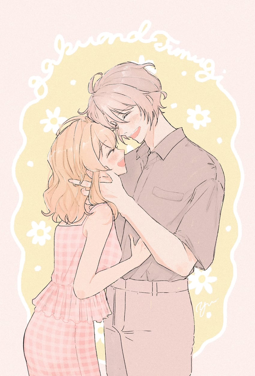 yaotome gaku and takanashi tsumugi (idolish7) drawn by yu_ru_lull