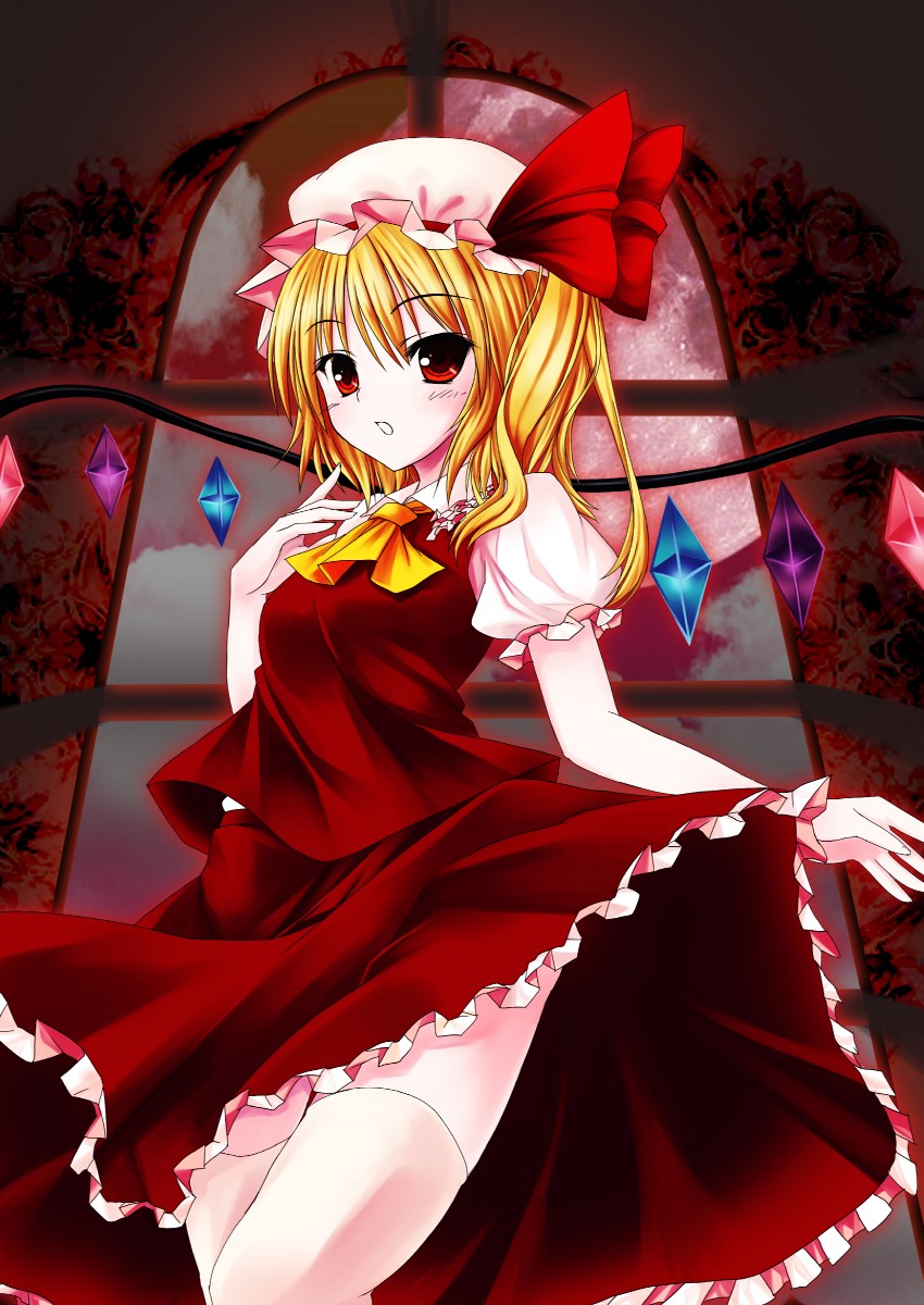 flandre scarlet (touhou) drawn by utakata_(kochou_no_yume)