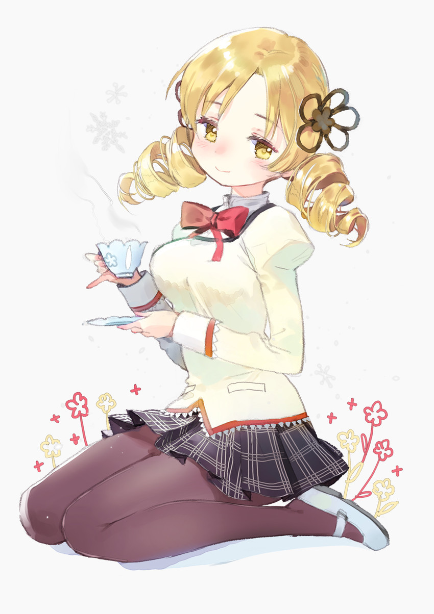 tomoe mami (mahou shoujo madoka magica) drawn by macciatto_(aciel02)