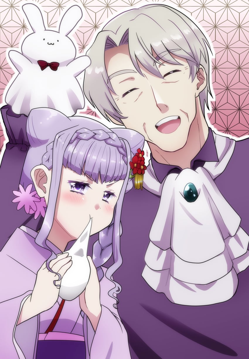 ruru amour and doctor traum (precure and 1 more) drawn by kisaki_(pixiv3016850)