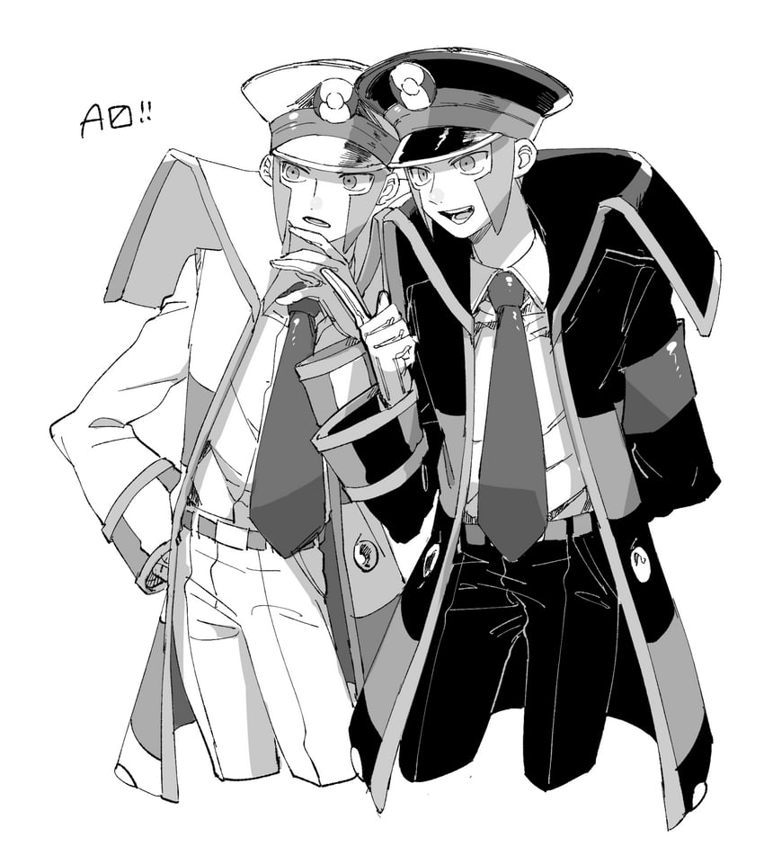 ingo and emmet (pokemon and 1 more) drawn by akamtvahosi