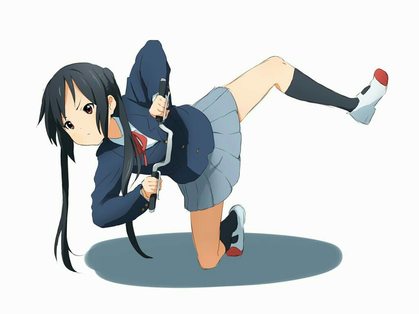 nakano azusa (k-on! and 1 more) drawn by kicchi_(tmgk)