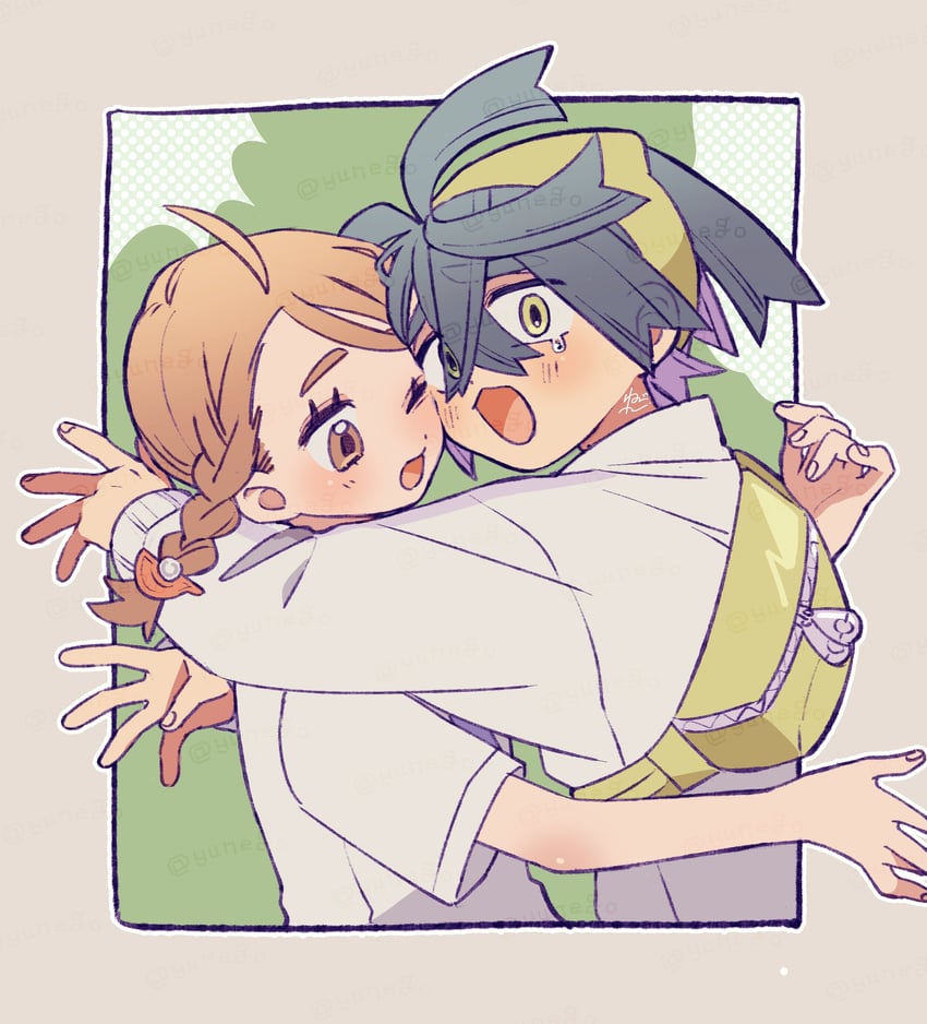 kieran and juliana (pokemon and 1 more) drawn by 4lily