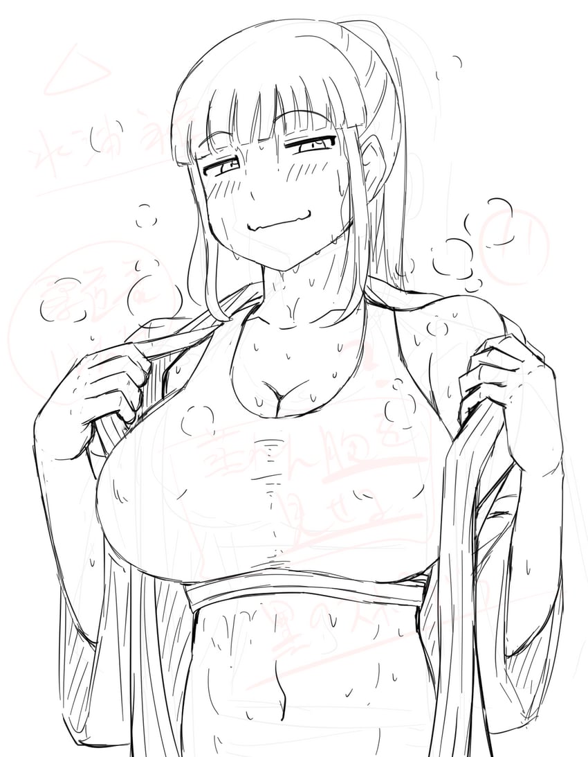 hiura towa (mou ippon!) drawn by akatuki_(yamina)
