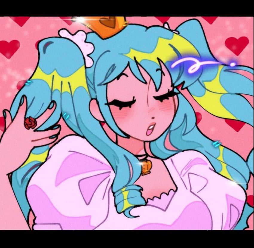 hatsune miku (vocaloid and 1 more) drawn by heaven_(blkventi)
