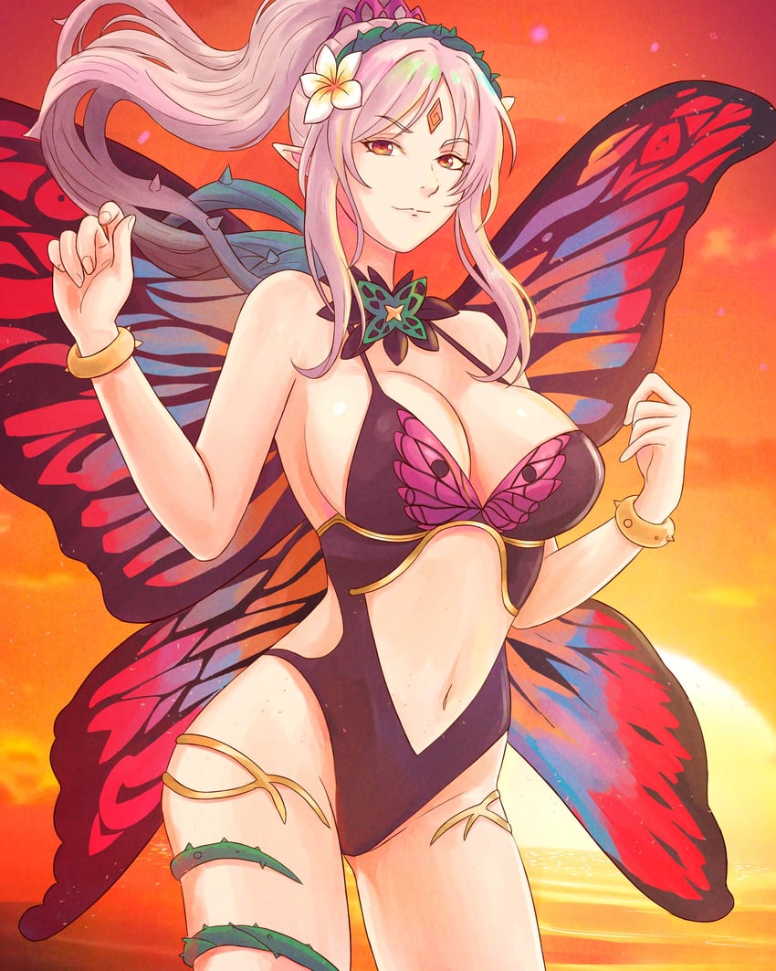 plumeria (fire emblem and 1 more) drawn by truejekart