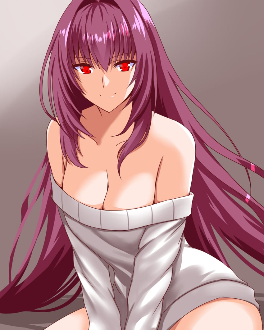 scathach (fate and 1 more) drawn by engo_(aquawatery)
