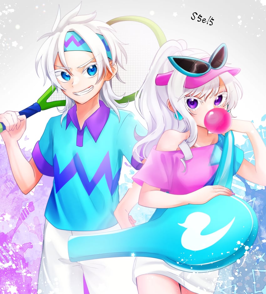 donald duck and daisy duck (mickey mouse & friends) drawn by honipokooon