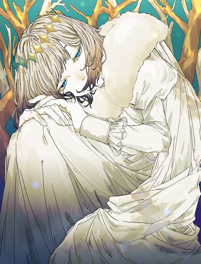oberon (fate and 1 more) drawn by maguru_white