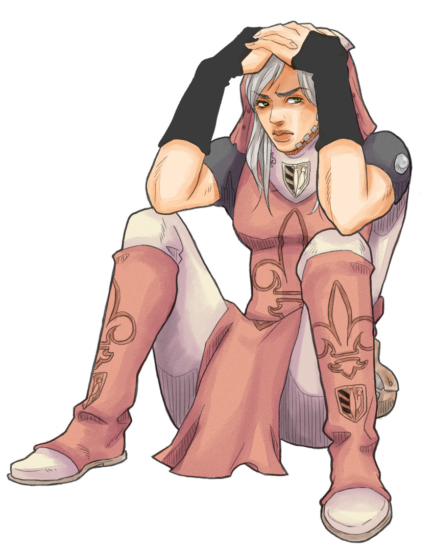 gyro zeppeli (jojo no kimyou na bouken and 1 more) drawn by qulae