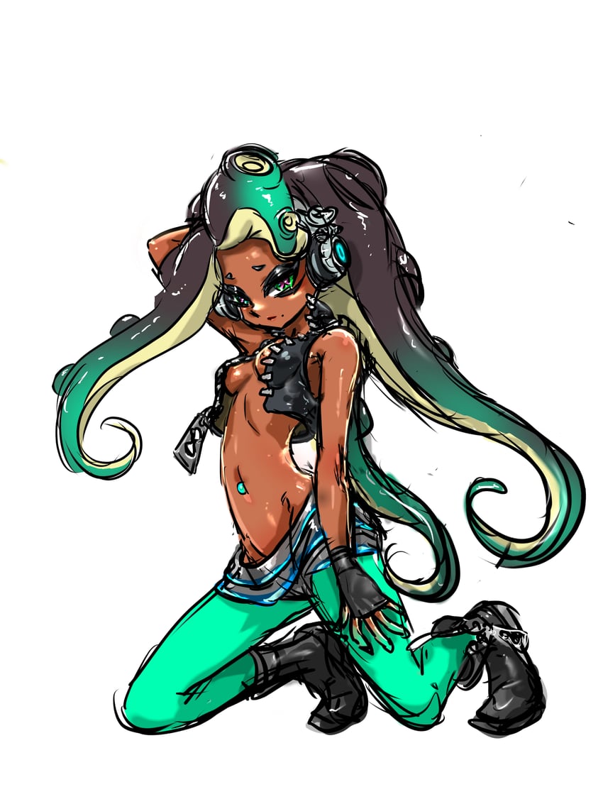 marina (splatoon and 1 more) drawn by koharu2.5