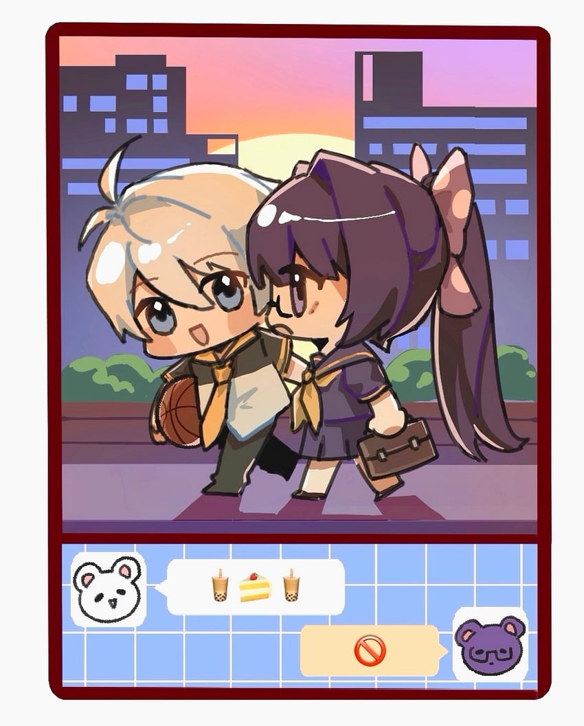 kevin kaslana and mei (honkai and 1 more) drawn by 00quanta
