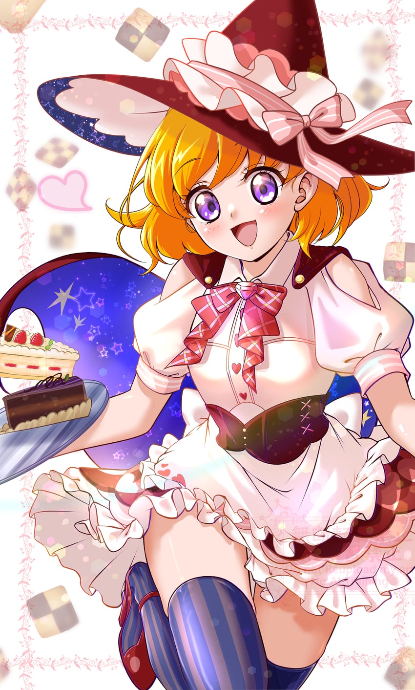 asahina mirai (precure and 1 more) drawn by kakikakilemon