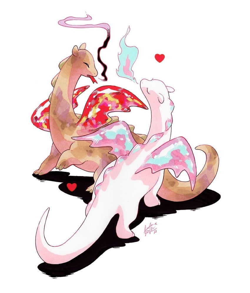 magic and scorch (beanie babies) drawn by fleebites
