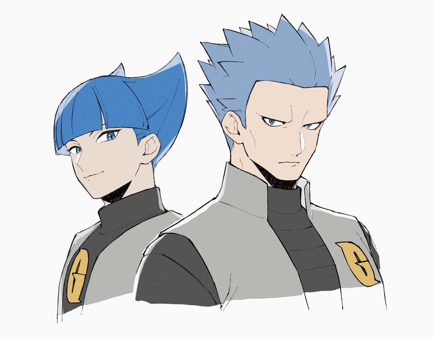 cyrus and saturn (pokemon and 1 more) drawn by mocollie
