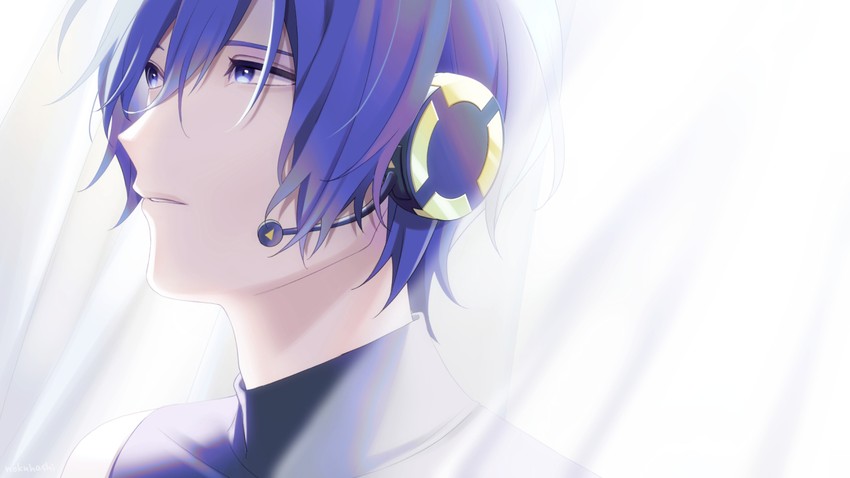 kaito (vocaloid) drawn by nokuhashi