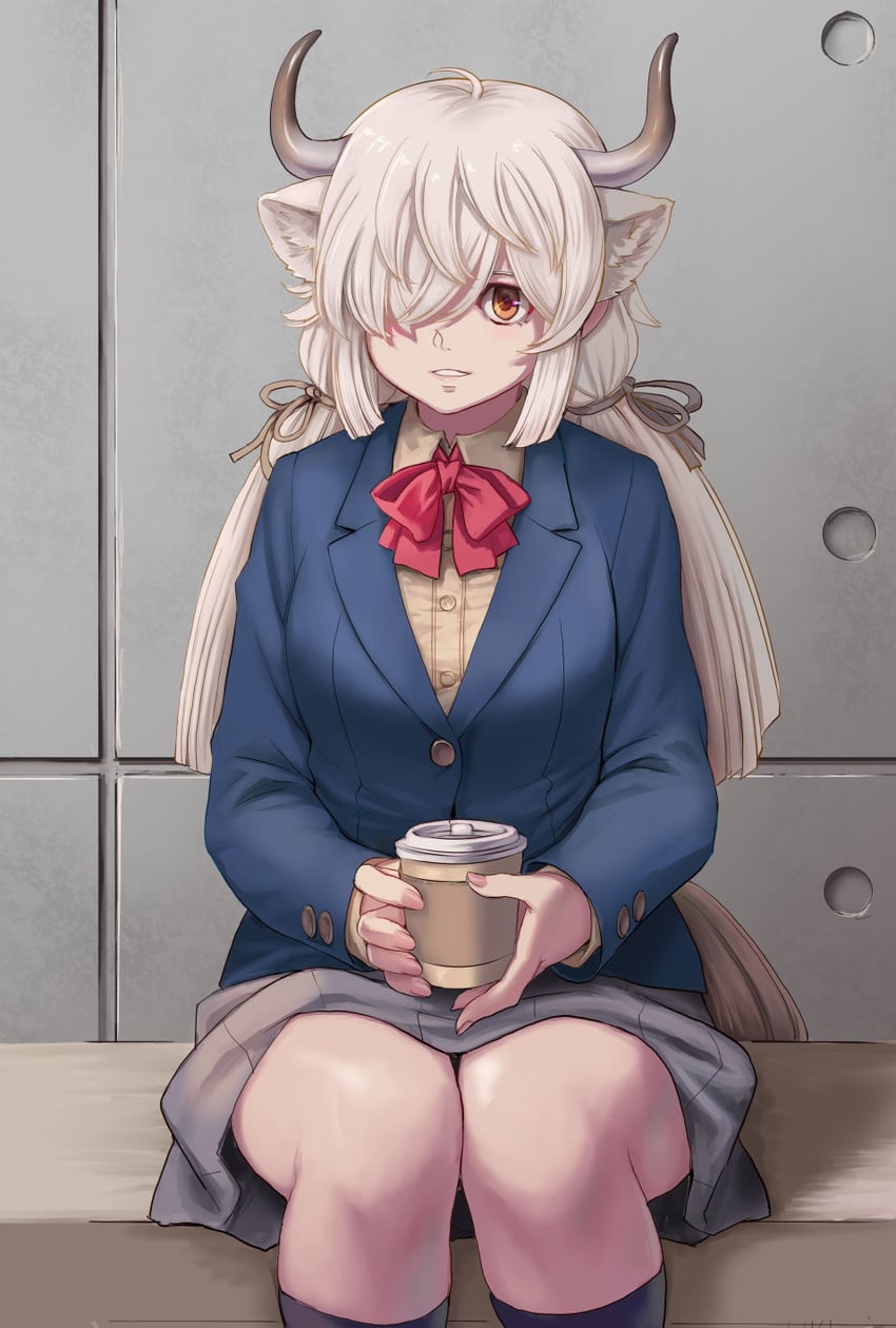 yak (kemono friends and 1 more) drawn by kosai_takayuki