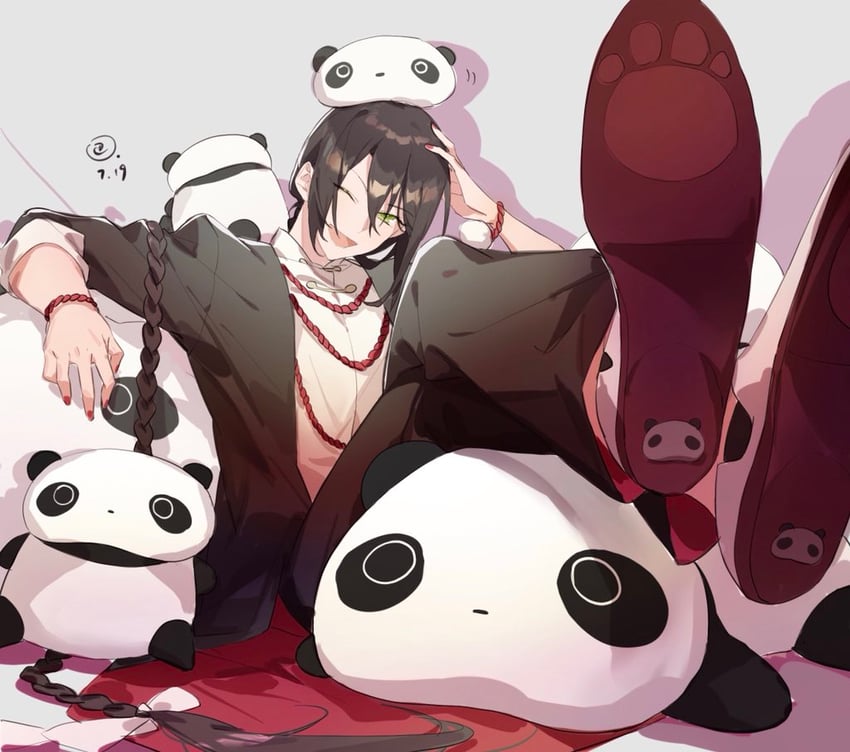 yan qing (fate and 1 more) drawn by e_(h798602056)