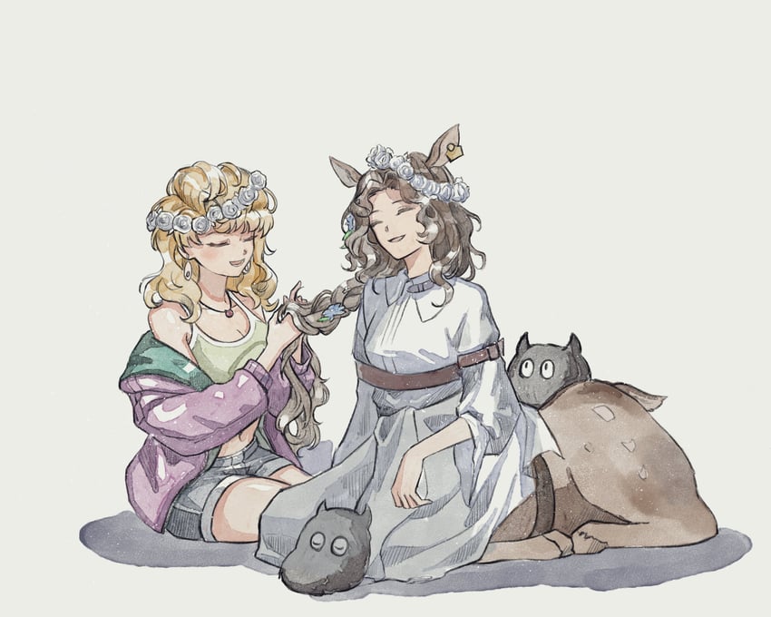 jessica, blonney, and carbuncle (reverse:1999) drawn by x_(xxxxxxuserxxx)
