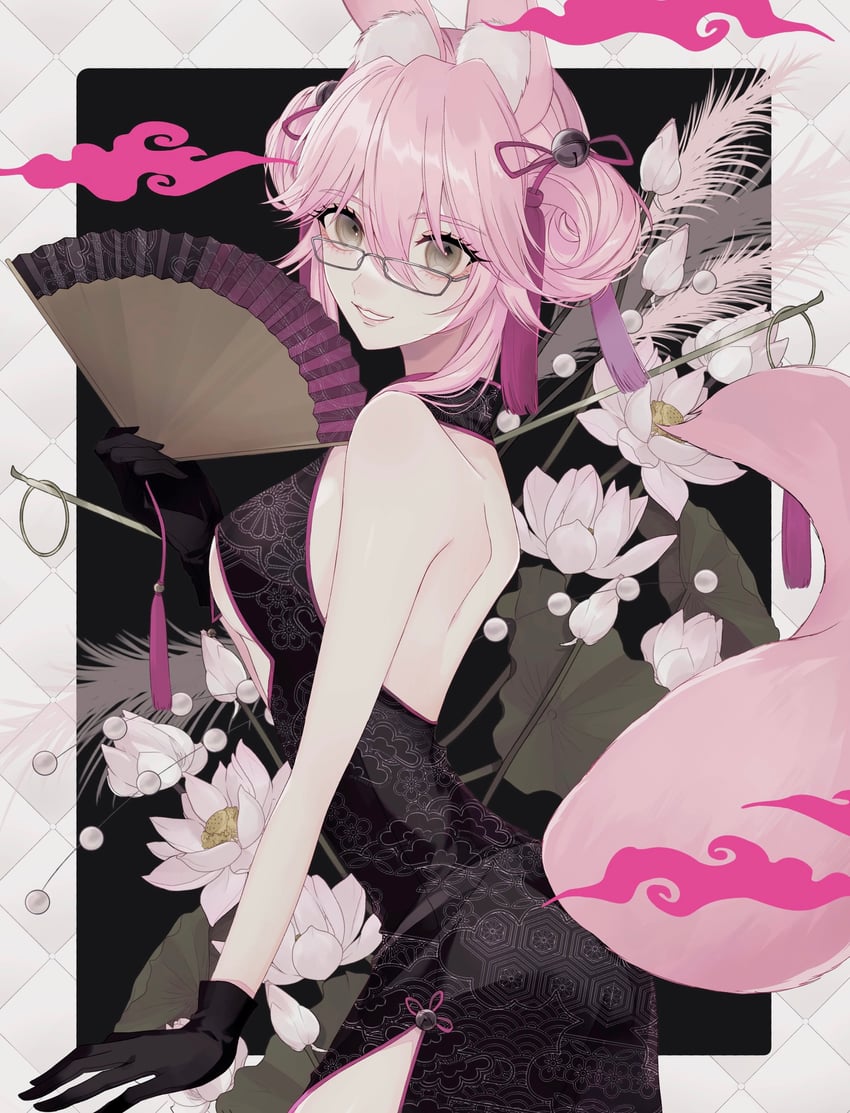 tamamo and koyanskaya (fate and 1 more) drawn by dr.mr