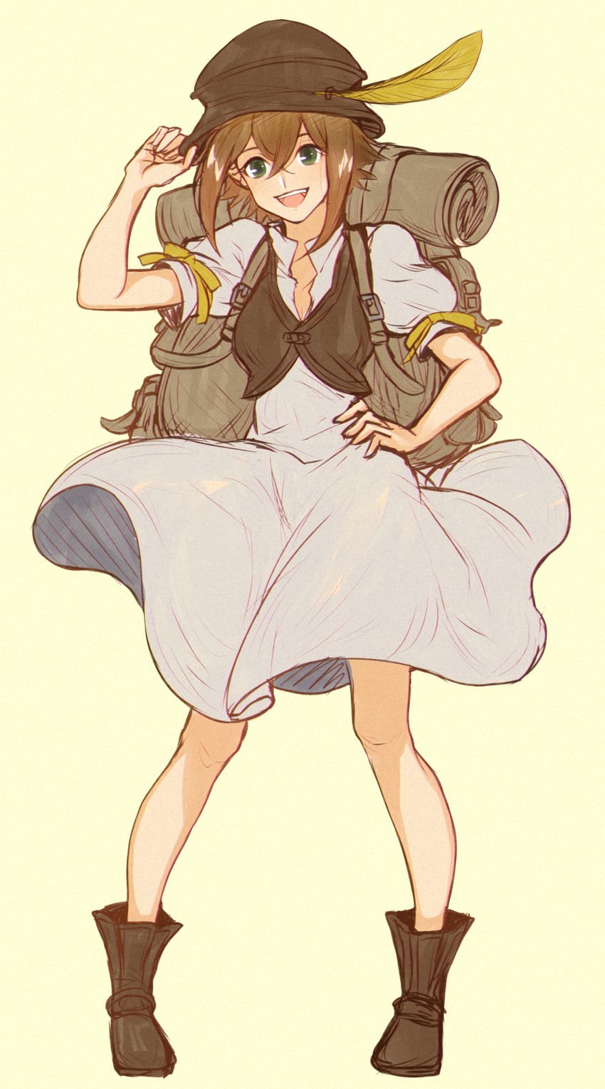 tressa colzione (octopath traveler and 1 more) drawn by no-shio