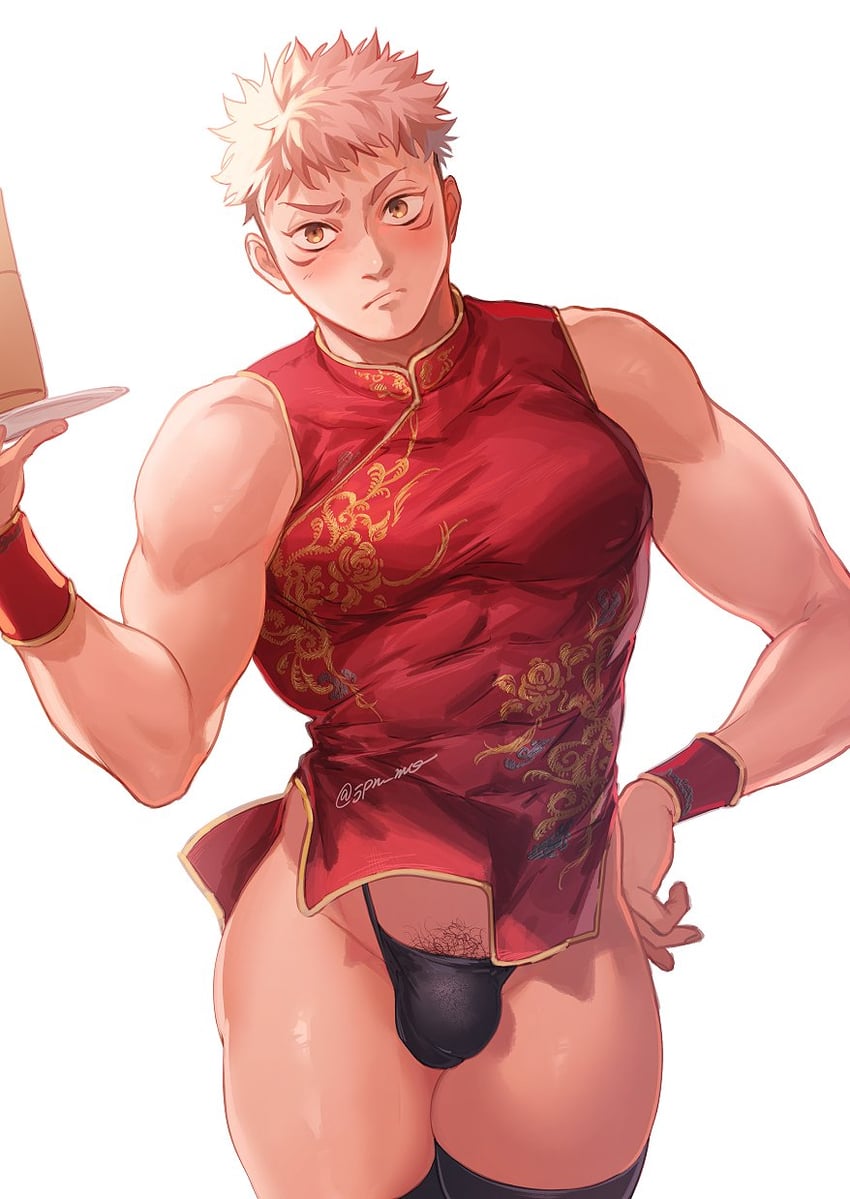 itadori yuuji (jujutsu kaisen) drawn by ccccc_(jpn_m0)