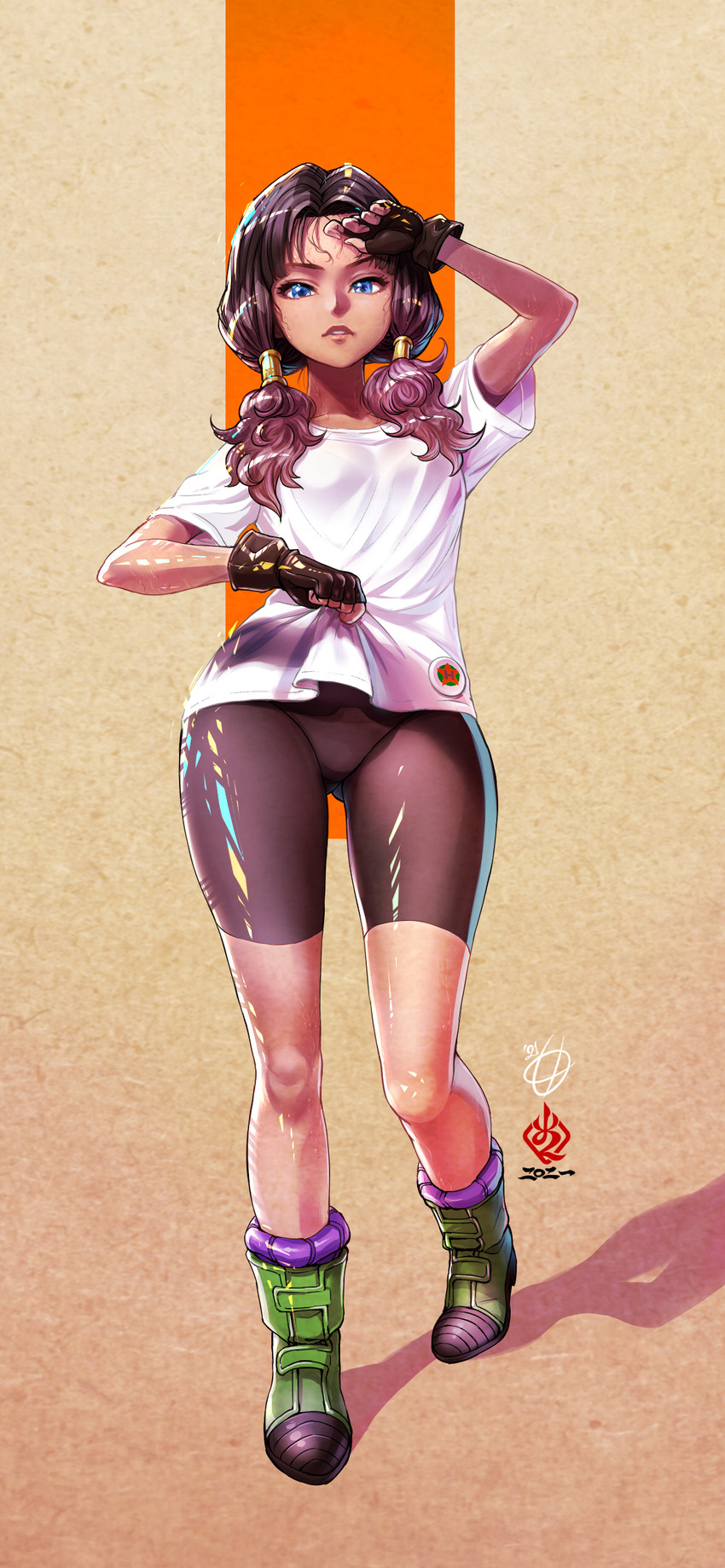 videl (dragon ball and 1 more) drawn by kanchiyo