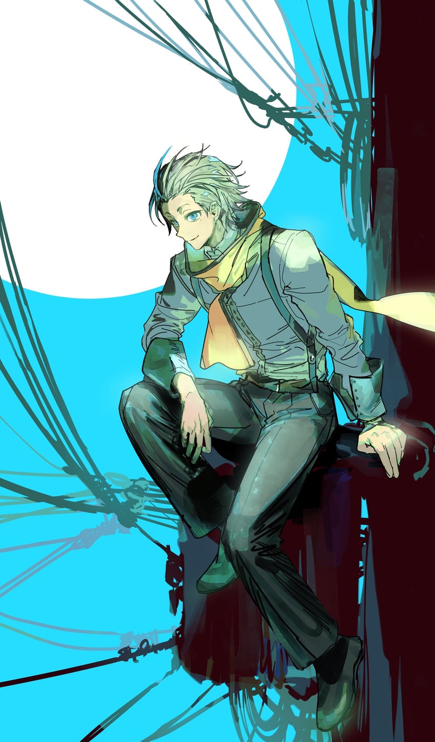 mochizuki ryouji (persona and 1 more) drawn by natwjeq