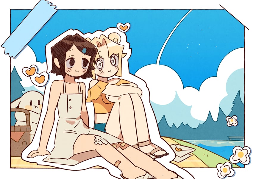 amelia lee and beatrice reden (i love amy) drawn by unn1666