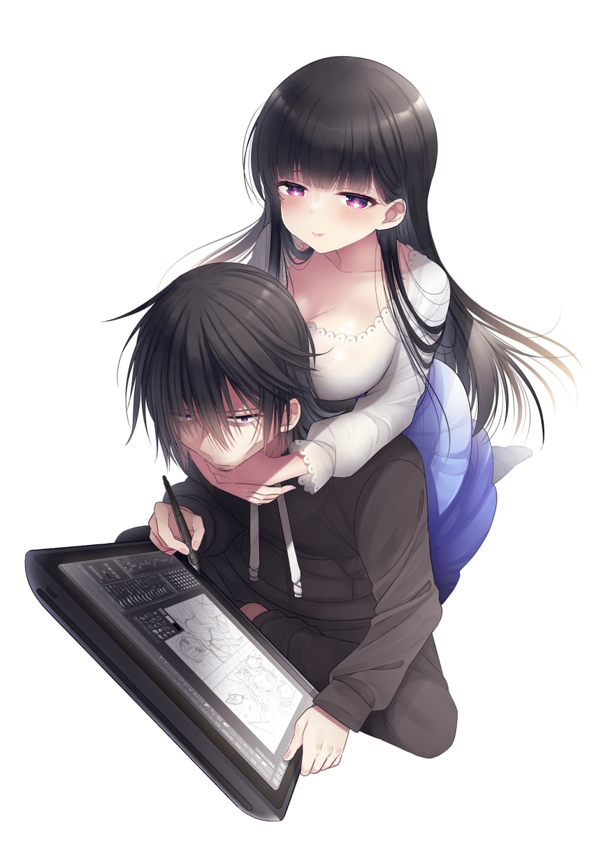 moriyama shizuku and moriyama kouta (ani to imouto no shitai shitai shitai koto) drawn by hano_haruka