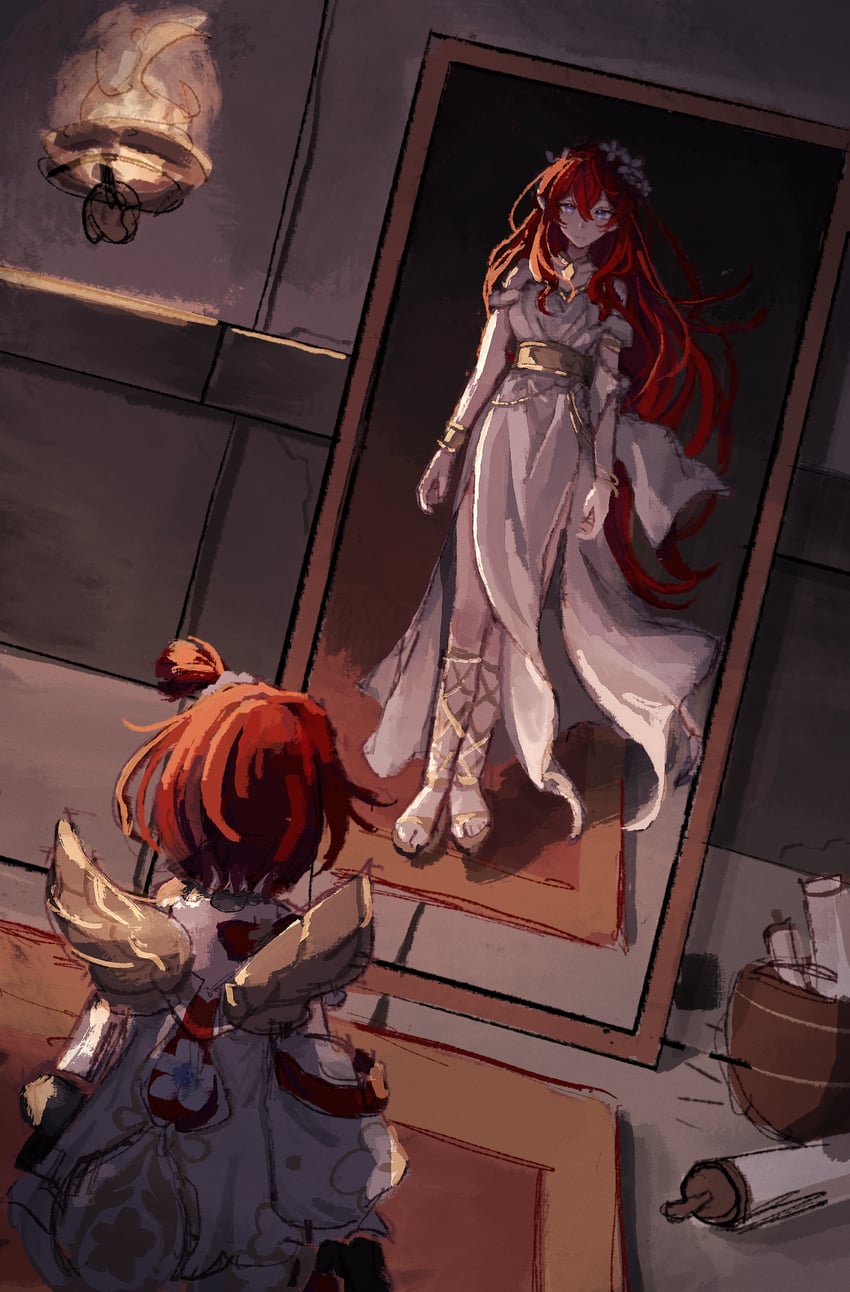 tribbie and tribios (honkai and 1 more) drawn by featherkoi