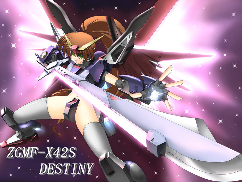 destiny gundam (gundam and 2 more) drawn by rappa_(rappaya)