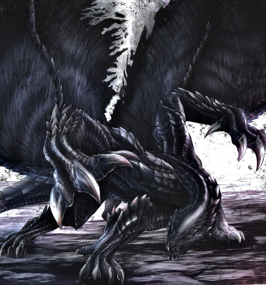 gore magala (monster hunter and 1 more) drawn by nutuki