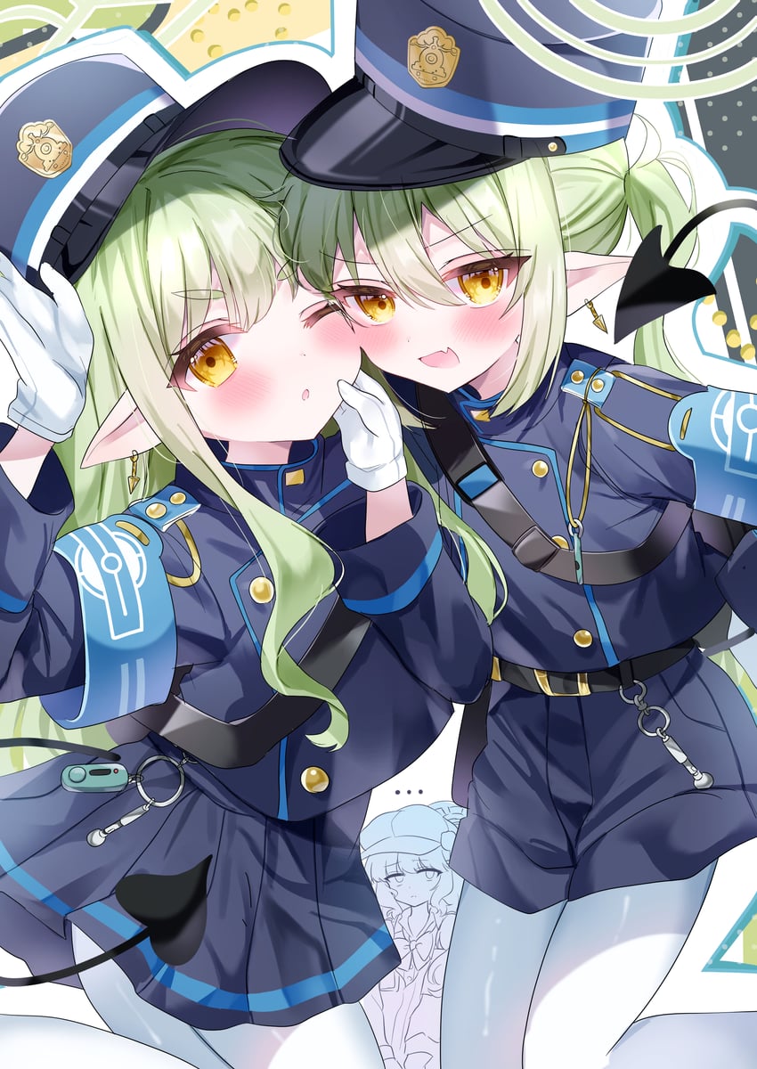 hikari, nozomi, and aoba (blue archive) drawn by nahoshi_(sevenstar744)