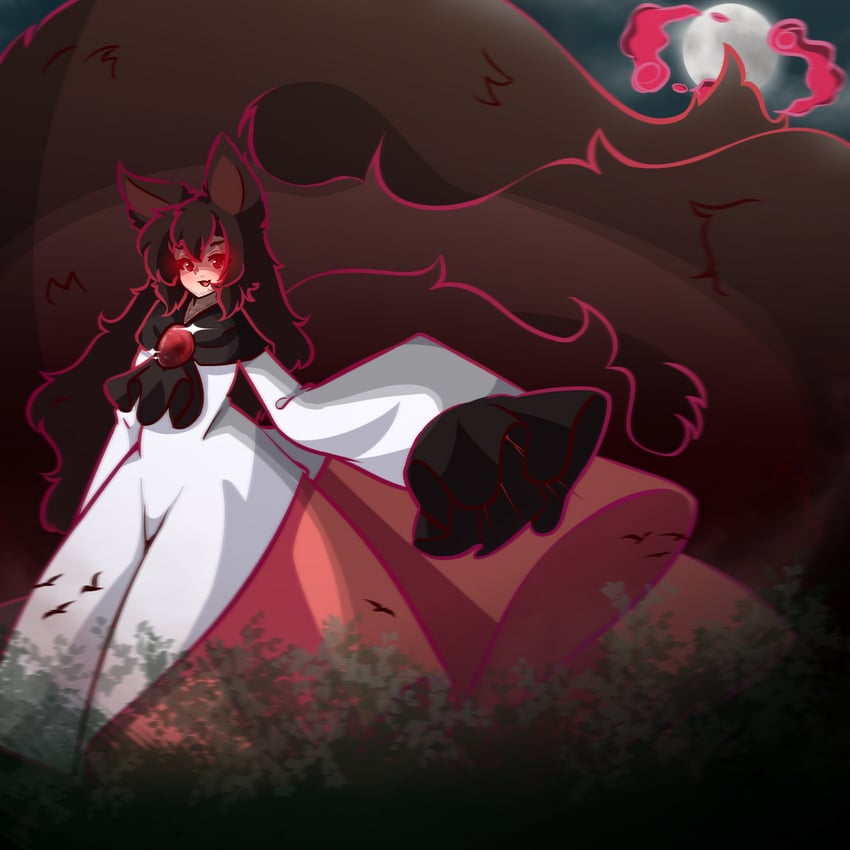 imaizumi kagerou (touhou and 1 more) drawn by rownou