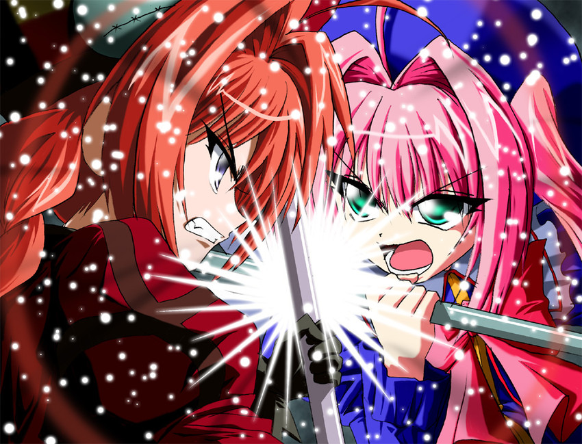 vita, graf eisen, and marron (lyrical nanoha and 3 more) drawn by kamishima_kanon