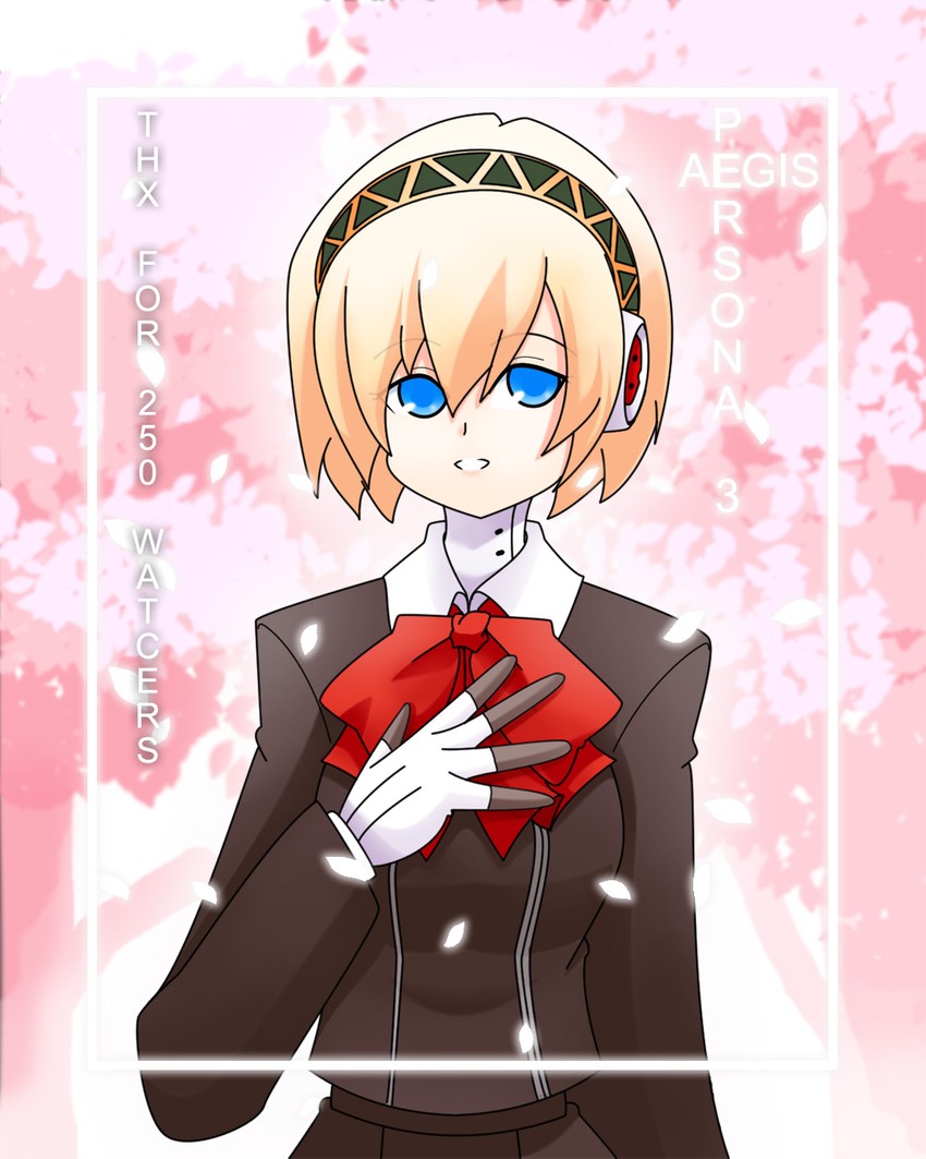 aigis (persona and 1 more) drawn by ines_pramesti