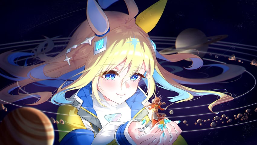 neo universe and sounds of earth (umamusume) drawn by hisuipechika