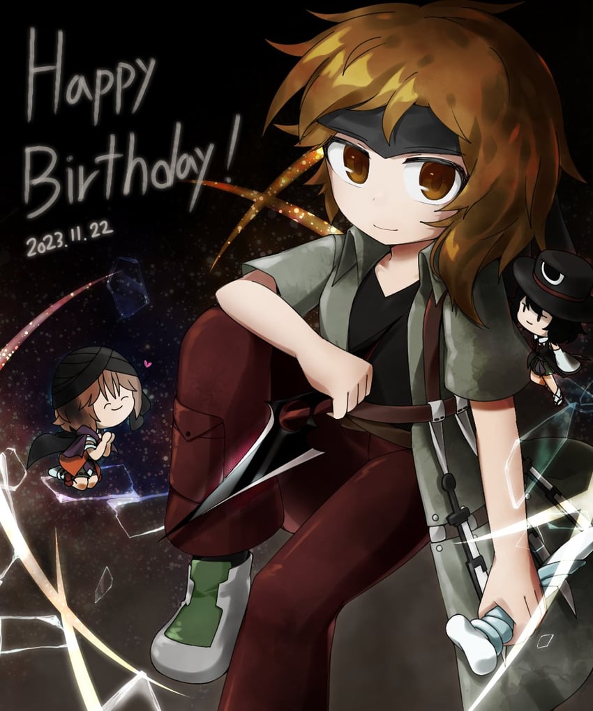 enraku tsubakura, kuzu suzumi, kurohebi, and cine hamal (len'en) drawn by websci_3357