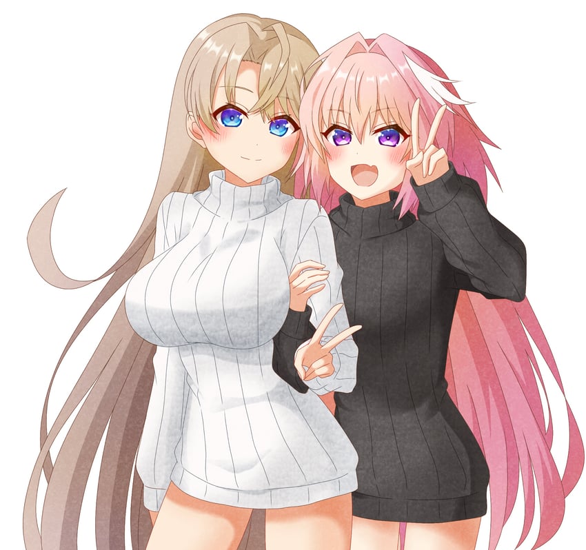 astolfo and bradamante (fate and 1 more) drawn by tanutika